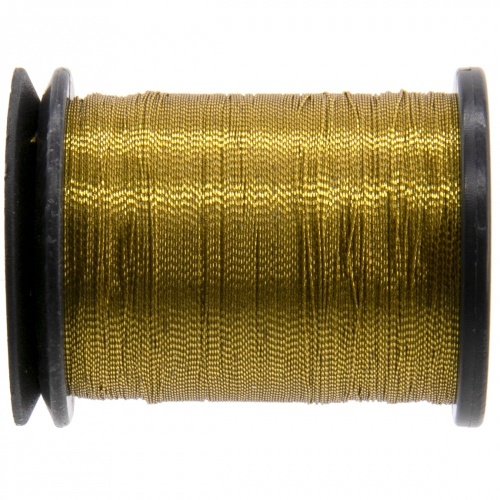 Semperfli Micro Metal Hybrid Thread, Tinsel & Wire Gold Fly Tying Materials (Product Length 82 Yds / 75m)